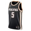 Camiseta Hombre NBA Atlanta Hawks Dyson Daniels 2025-26 Nike City Edition Negro Swingman